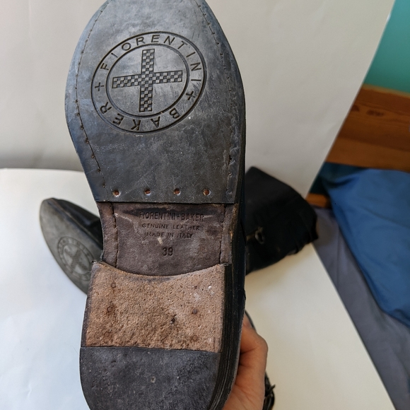 Fiorentini x Baker tall boots siz e 9(39) in VGUC - Picture 9 of 10